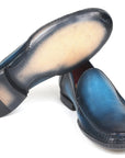 Paul Parkman Hand-Sewn Moccasins Blue (ID