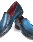Paul Parkman Hand-Sewn Moccasins Blue (ID