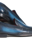 Paul Parkman Hand-Sewn Moccasins Blue (ID