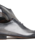 Paul Parkman Grey Hand-Painted Classic Brogues (ID