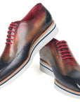 Paul Parkman Men's Smart Casual Wingtip Oxfords Multi-color (ID