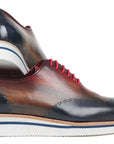 Paul Parkman Men's Smart Casual Wingtip Oxfords Multi-color (ID