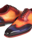 Paul Parkman Goodyear Welted Men's Wingtip Oxfords Multicolor (ID