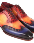 Paul Parkman Goodyear Welted Men's Wingtip Oxfords Multicolor (ID