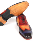 Paul Parkman Goodyear Welted Men's Wingtip Oxfords Multicolor (ID