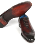 Paul Parkman Goodyear Welted Punched Oxfords Brown (ID