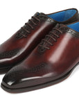Paul Parkman Goodyear Welted Punched Oxfords Brown (ID
