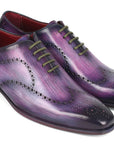 Paul Parkman Men's Wingtip Oxfords Purple (ID