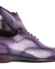 Paul Parkman Men's Wingtip Oxfords Purple (ID