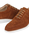 Paul Parkman Men's Casual Shoes Camel Suede (ID