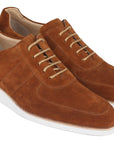 Paul Parkman Men's Casual Shoes Camel Suede (ID
