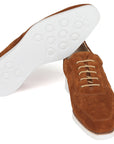 Paul Parkman Men's Casual Shoes Camel Suede (ID