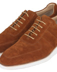 Paul Parkman Men's Casual Shoes Camel Suede (ID