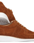 Paul Parkman Men's Casual Shoes Camel Suede (ID