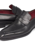 Paul Parkman Men's Penny Loafer Black Calfskin (ID