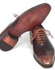 Paul Parkman Men's Camel & Brown Wholecut Oxfords (ID