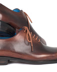 Paul Parkman Men's Camel & Brown Wholecut Oxfords (ID