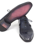 Paul Parkman Men's Navy Wholecut Oxfords (ID