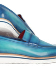 Paul Parkman Men's Smart Casual Loafers Blue (ID