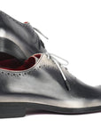 Paul Parkman Men's Gray Hand-Painted Oxfords (ID