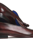 Paul Parkman Beige & Brown Plaid Canvas Derby Shoes (ID