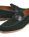 Paul Parkman Beige & Brown Plaid Canvas Derby Shoes (ID