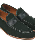 Paul Parkman Beige & Brown Plaid Canvas Derby Shoes (ID