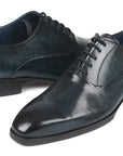 Paul Parkman Beige & Brown Plaid Canvas Derby Shoes (ID