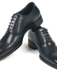 Paul Parkman Beige & Brown Plaid Canvas Derby Shoes (ID