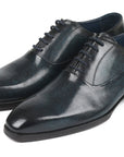 Paul Parkman Men's Plain Toe Oxfords Navy (ID
