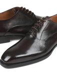 Paul Parkman Men's Plain Toe Oxfords Brown (ID