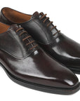 Paul Parkman Men's Plain Toe Oxfords Brown (ID