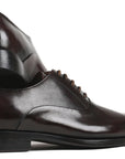 Paul Parkman Beige & Brown Plaid Canvas Derby Shoes (ID