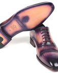 Paul Parkman Men's Cap-Toe Oxfords Purple (ID