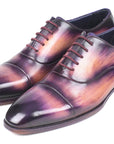 Paul Parkman Men's Cap-Toe Oxfords Purple (ID