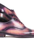 Paul Parkman Men's Cap-Toe Oxfords Purple (ID