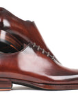 Paul Parkman Goodyear Welted Wholecut Oxfords Brown Hand-Painted (ID