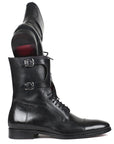 Paul Parkman Men's High Boots Black Calfskin (ID