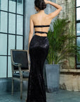 Black Sequin Gown - Toi ‘n’ Moi Ltd