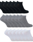 Cihat 6 Pack Children's Cotton Trainer Socks - Toi ‘n’ Moi Ltd
