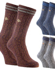 Farah 1920 - 2 Pairs Mens TOT Socks - Toi ‘n’ Moi Ltd