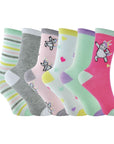 Girls 6 Pack Unicorn Design Socks - Toi ‘n’ Moi Ltd