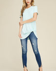 Short Sleeve Knot Tunic