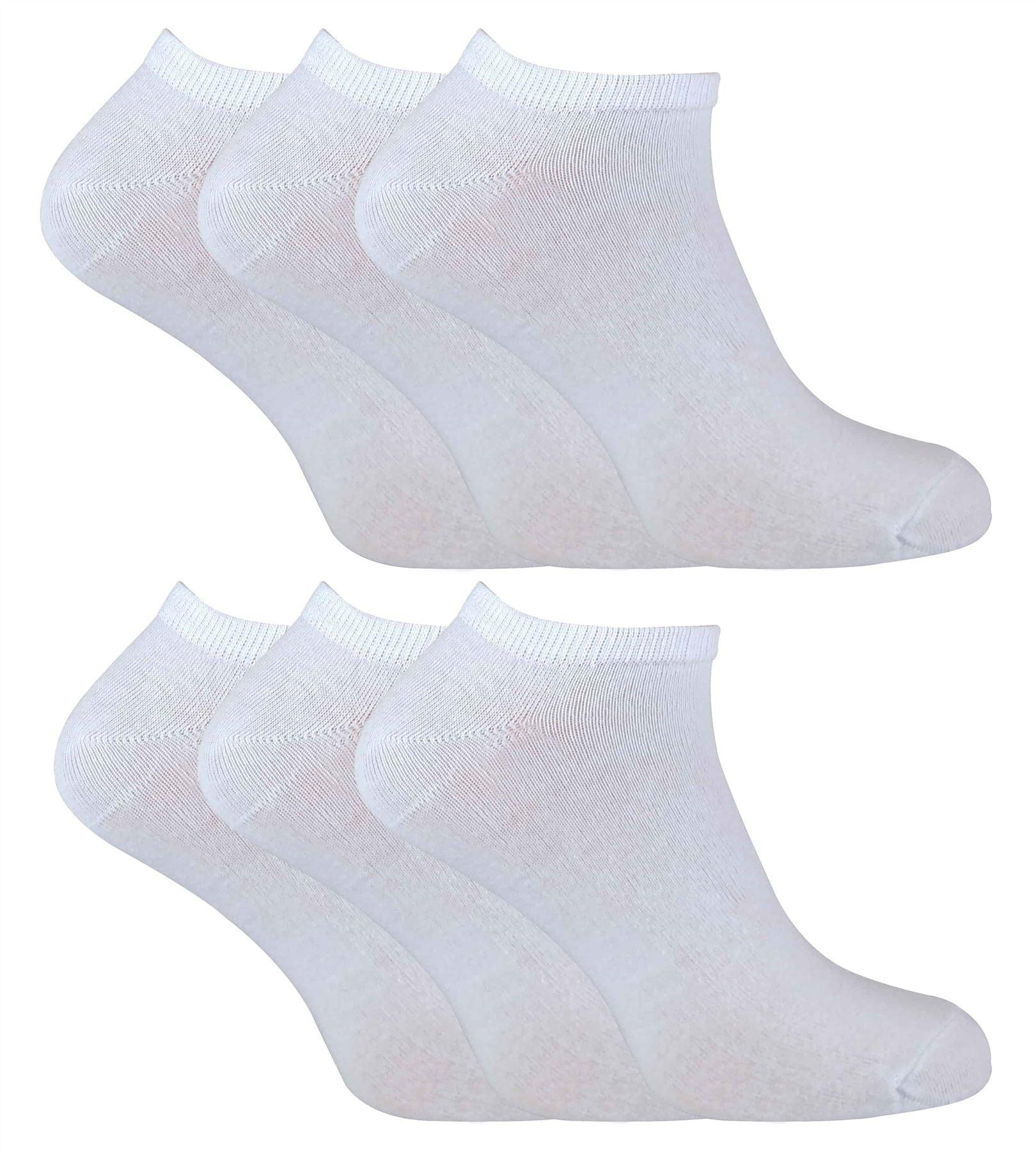 Cihat 6 Pack Children's Cotton Trainer Socks - Toi ‘n’ Moi Ltd