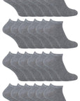 Cihat 24 Pack Children's Cotton Trainer Socks - Toi ‘n’ Moi Ltd
