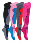 4 Pairs Adults Knee High Wool Ski Socks - Toi ‘n’ Moi Ltd
