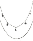 Star & Moon Layered Necklace - Toi ‘n’ Moi Ltd