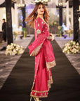 Embroidered Chinon Anarkali Salwar Kameez – Elegant Readymade Pakistani Bridal Suit | Wedding & Party Wear Dress with Dupatta & Pant - Toi ‘n’ Moi Ltd