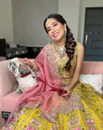 Designer Multicolor Lehenga Choli – Ready-to-Wear USA Wedding Partywear with Dupatta & Sequence Work - Toi ‘n’ Moi Ltd