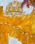 Stunning Party Wear Lehenga Saree with Stitched Blouse – Elegant and Glamorous Outfit for Special Occasions - Toi ‘n’ Moi Ltd